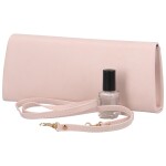 Minimalistické koženkové psaníčko do ruky Tulipan, růžová