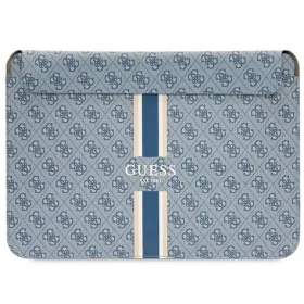 Guess PU 4G Printed Stripes obal na notebook 16" modrá / Obal na notebook / Do 16" / Polyuretan (GUCS16P4RPSB)