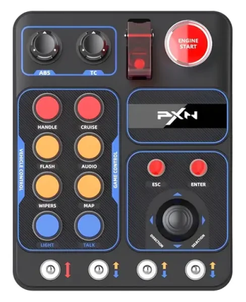 PXN CB1 / Ovládací panel / 30+ programovatelných tlačítek / RGB podsvícení / USB / PC (PXN-CB1)