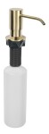 SAPHO - Zápustný dávkovač mýdla, kulatý, zlato mat SP023GB