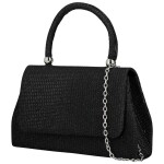 Módní dámská plesová kabelka Michelle Moon Araxi, černá