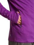 ICEBREAKER Mens Mer 260 QuantuMens IV LS Zip Hoodie, Passion (vzorek) velikost: S