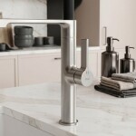 REA - Kuchyňská baterie Lago Brush Nickel REA-B9334