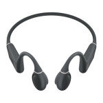 QCY Crossky link2 šedá / Bezdrátová sluchátka / před uši / mikrofon / Bone conduction / IPX5 / Bluetooth 5.3 (T25 dark grey)