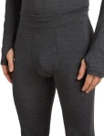 Pánské merino spodky ICEBREAKER Mens 200 MerinoFine Ace Leggings, Jet Heather velikost: L