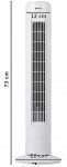 Sloupový ventilátor MalTec WK120WT bílý