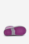Dětské holinky s vycpávkou Snow Wave Gokids 981 fialové 28/29