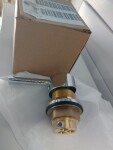 Erga Siena, bidetová baterie pro WC mísu, chromová, ERG-B12-16370-CR