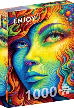 ENJOY Puzzle Malovaná slečna