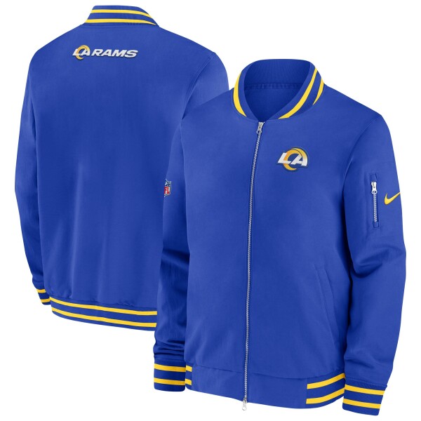 Nike Pánská bunda Los Angeles Rams NFL Sideline Coach Bomber Velikost: 2XL