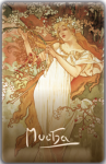 Magnet Alfons Mucha Jaro, 54 85 mm