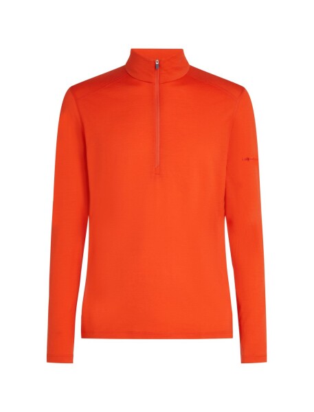 ICEBREAKER Mens 200 Oasis LS Half Zip, Fervid velikost: M