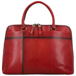 Luxusní dámská kožená kabelka do ruky Katana Gisela, vínová