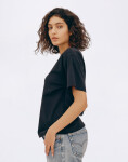 Tričko Organic Basics True Boxy Tee Black