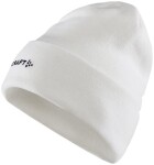 Craft CORE Essence Bean biela - Běžecká čepice CRAFT CORE Essence Beanie - bílá Velikost textilu: L-XL