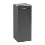 VILLEROY & BOCH - Avento Boční skříňka, 35x89x37 cm, 1 dvířka, Crystal Grey A89500B1