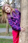 Bunda softshellová dívčí s kapucí, Pidilidi, PD1089-03, holka - 104 | 4roky