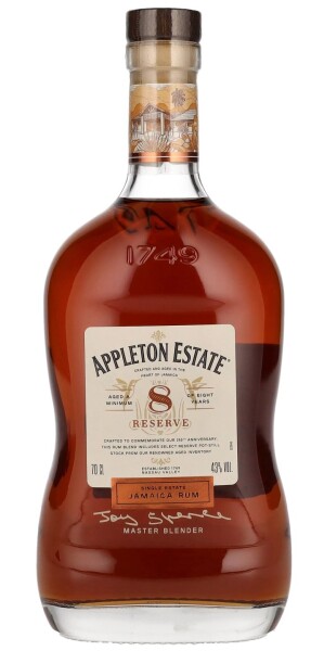 Appleton Estate Reserve Blend Rum 8y 43% 0,7 l (holá lahev)