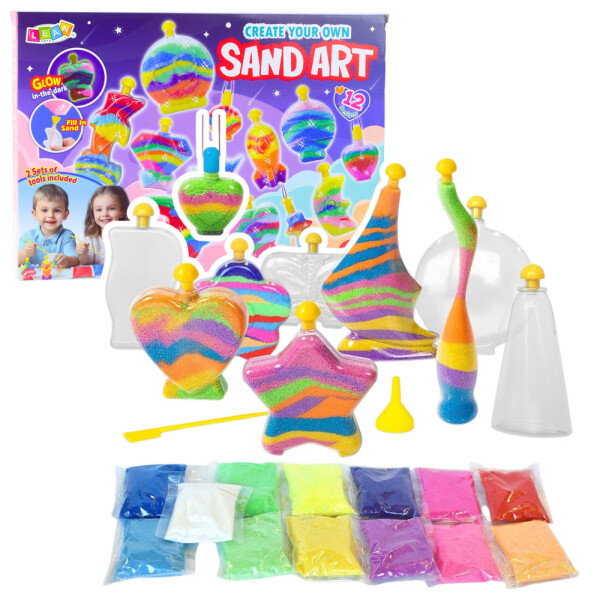 Mamido Kreativní sada Magický svítící písek DIY pískové ozdoby