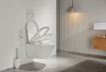 CERANO - WC závěsné s integrovaným elektronickým bidetem Cronus Standard, Vortex Rimless 180° + SoftClose sedátko - bílá lesklá - 59,3x38,4 CER-545632