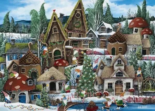 ALIPSON Puzzle Vánoční skřítek