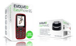 EVOLVEO EasyPhone EG + stojánek červená / 2.4" / SOS / Bluetooth / microSDHC (EP-550-EGR)