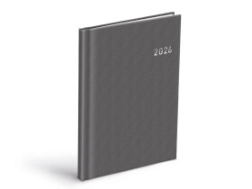 Týdenní diář 2026 MFP T805 A5 - PVC dark gray