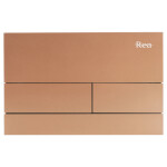 REA/S - Podomítkový WC systém K011A-Q + tlačítka T Brush Copper/Rose Gold KPL-E0053