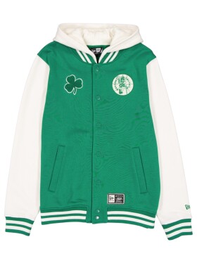 New Era Pánská bunda Boston Celtics NBA Letterman Hooded Velikost: XL