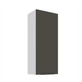 Horní skříňka Aria 45 G-108 1F Barva korpusu: Bílá, Barva dvířek: GR - Graphite AFM