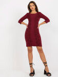 Dámské šaty LK SK 506559.47 vínové - FPrice 42/XL
