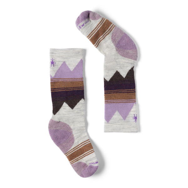 Dětské merino ponožky SMARTWOOL Kids' Ski Light Cushion OTC Socks, Ash velikost: 26-28 (S)