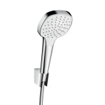 HANSGROHE - Croma Select E Sprchová hlavice s hadicí a držákem, bílá/chrom 26424400
