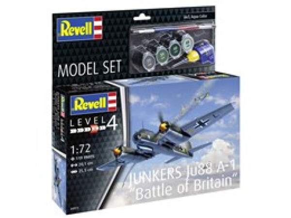 ModelSet letadlo 64972 - Junkers Ju88 A-1 "Battle of Britain" (1:72)