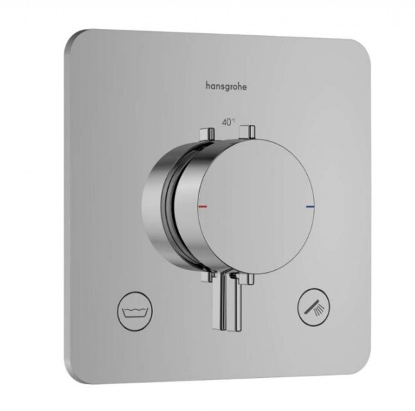 HANSGROHE - Ecostat Comfort Q Termostatická baterie pod omítku, pro 2 spotřebiče, chrom 33717000