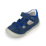 Chlapecké sandály Barefoot KENDY DENIM, Protetika, tmavě modrá - 22