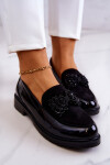 Elegantní Lakované Mokasíny Loafery Černé S.Barski HY51-318 Belize 37