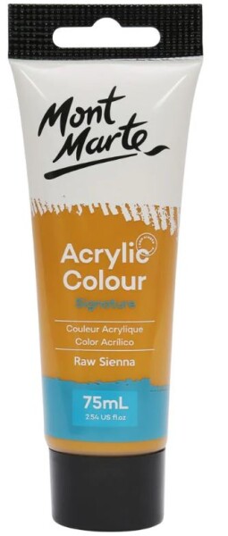 Mont Marte akrylová barva 75 ml hnědá siena přírodní Raw Sienna