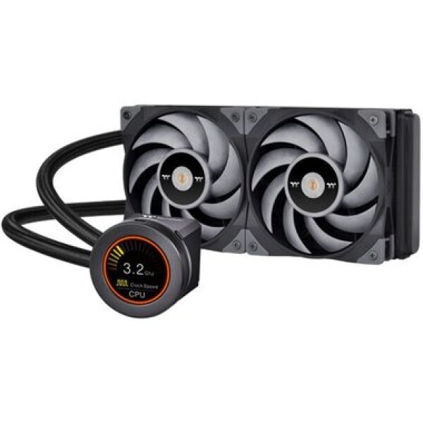 THERMALTAKE Toughliquid Ultra 240 A šedá / AIO vodní chladič CPU / 2x 120 mm / 2500 RPM @ 28.1 dB / 72.69 CFM (CL-W322-PL12GM-A)