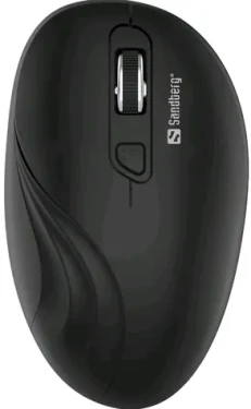 Sandberg Wireless Mouse černá / bezdrátová myš / 1600dpi / optická / 4 tlačítka / 2.4 GHz (631-03)