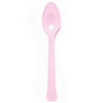 Lžíce světle růžová plastová 24 ks Lžíce světle růžová plastová 24 ks
