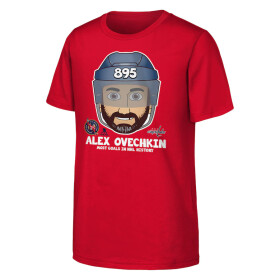 Fanatics Dětské tričko Alex Ovechkin #8 Washington Capitals NHL The GR8 Chase Emoji T-Shirt Velikost: Dětské XL (13 - 15 let)