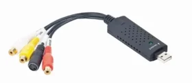 Gembird UVG-002 černá / video capturing device / s programováním / TV / FM / USB (UVG-002)