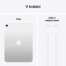 Apple iPad 11" 11.gen. (2025) Wi-Fi + Cellular 512GB stříbrná / 11" / 2360x1640 / Wi-Fi + Cellular / 12MP+12MP / iPadOS (MD7P4HC/A)