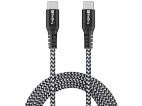 Sandberg Survivor USB-C Cable 2M 100W / nabíjecí kabel USB-C na USB-C