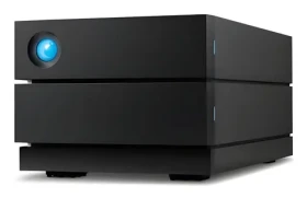 LaCie 2big RAID 8TB černá / Externí HDD 3.5" / 2x 4TB / USB-C 3.2 / RAID 0/1/JBOD / Čtečka karet SD/SDHC/SDXC/CF (STHJ8000800)