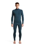 ICEBREAKER Mens 300 MerinoFine Polar LS Half Zip, Abyss (vzorek) velikost: M