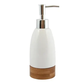 MSV TALLINN dávkovač mýdla bílý / keramika, dřevo / 250 ml