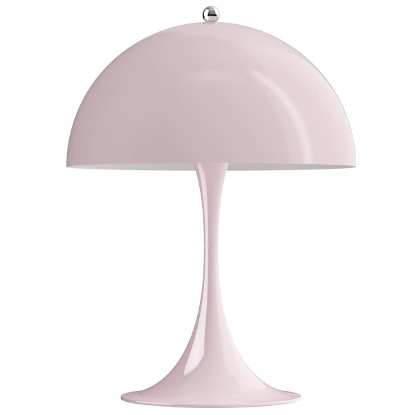 Louis Poulsen Přenosná lampa Panthella 250 Opal Pale Rose, růžová barva