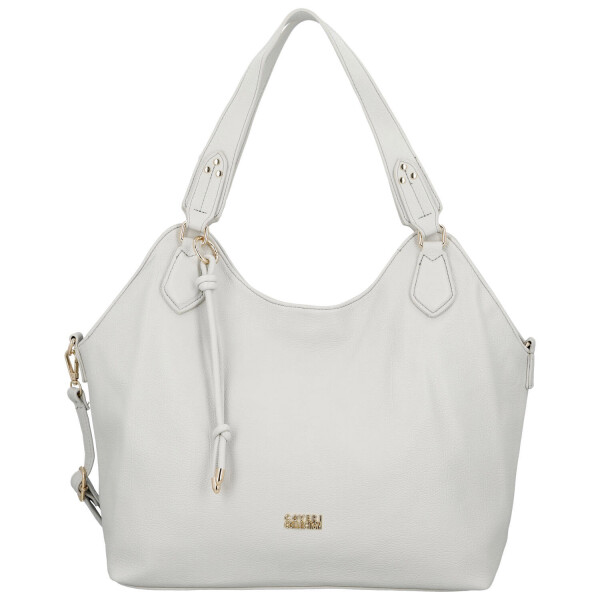 Elegantní dámská koženková kabelka na rameno Mandy, šedá